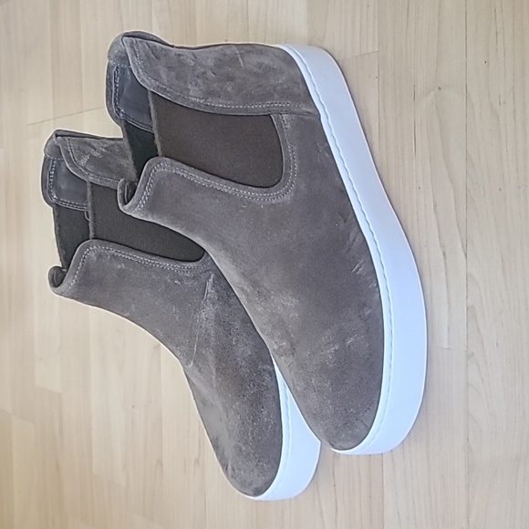 VINCE (NEW) Warren Chelsea Slip-on Platform Suede Boots, Size EU 36.5/ US6.5 - Picture 1 of 10